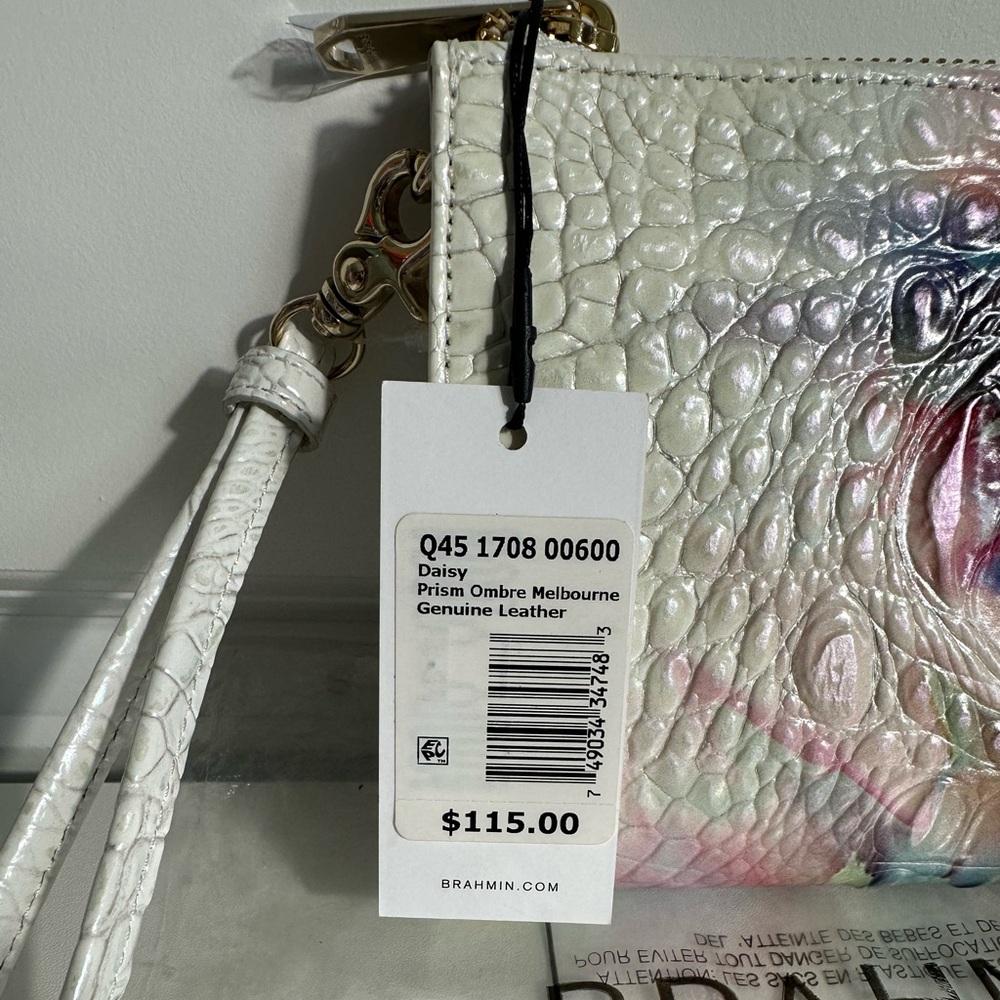 Brahmin NWT Prism Ombre Daisy Wristlet - Picture 3 of 5